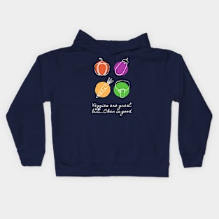 Veggies Are Great Kids Hoodie